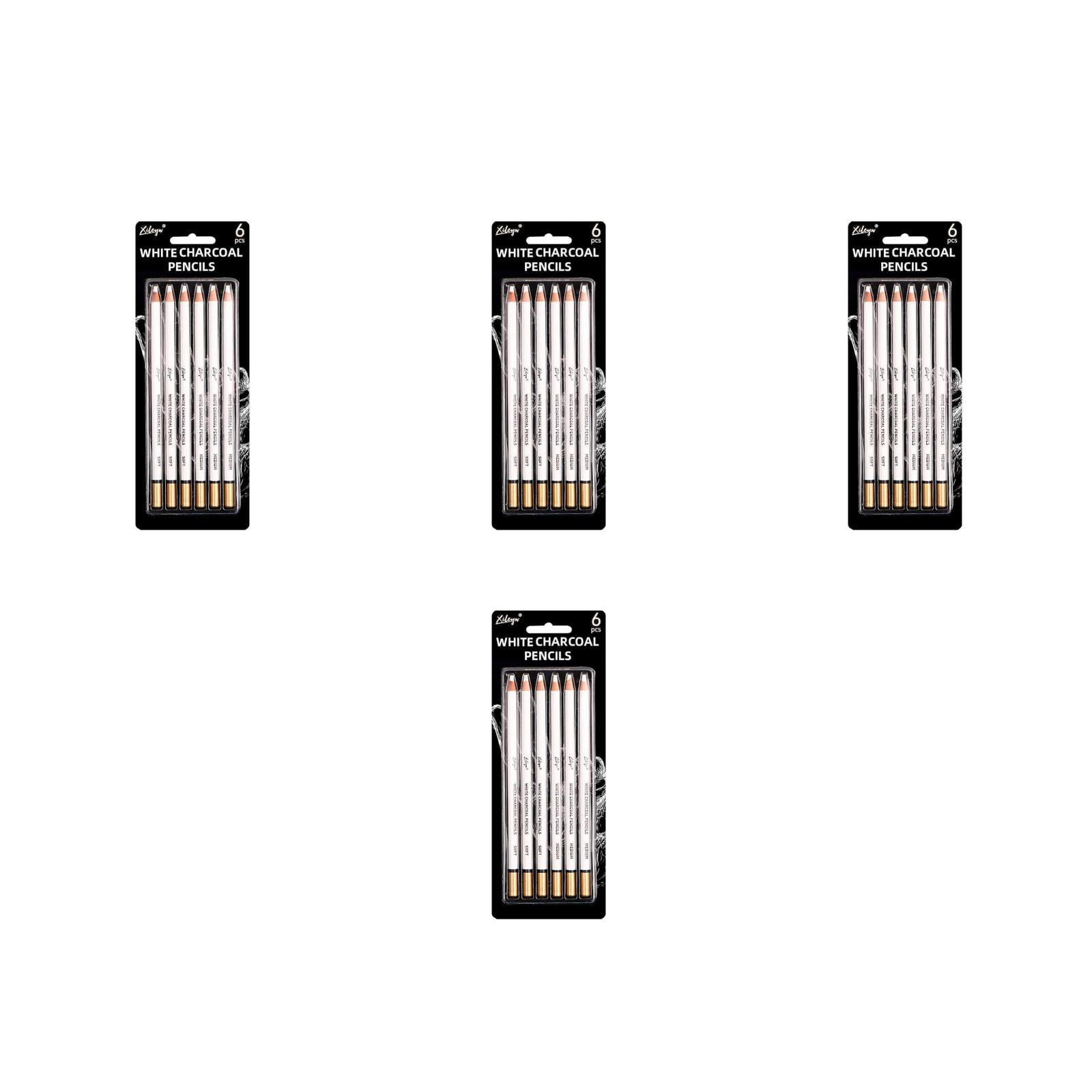 4 PCS Generals Charcoal Pencils Chalk Markers Sketch Art - Walmart.com