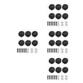 thumbnail image 1 of 4 PCS Guitar Strap Guitar Accessories Guitar Tuning Heads 1.60X1.30X0.70CM Black, 1 of 8