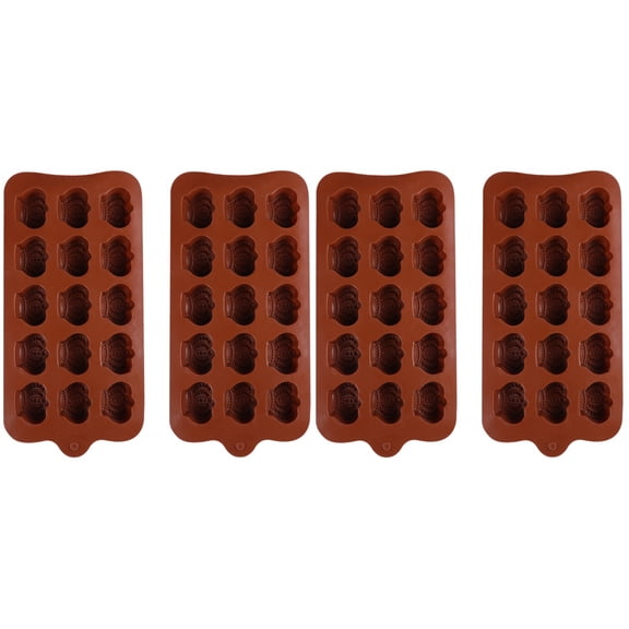 FUEENIRVA Non-Stick Chocolate Silicone Baking Molds, Easy Release Candy and Cake Molds for Home Kitchen Use