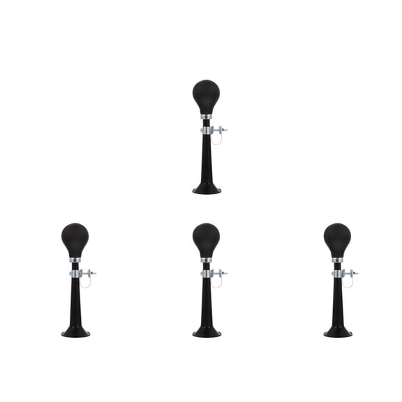 4 PCS Handlebar Grips Bicycle Air Horn Safety Bike Bell