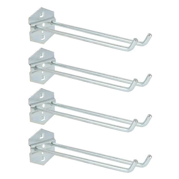 NIAIZEK Heavy Duty Steel Pegboard Hooks, Electroplated and Polished, 4-Pack Garage & Workshop Organizer Accessories