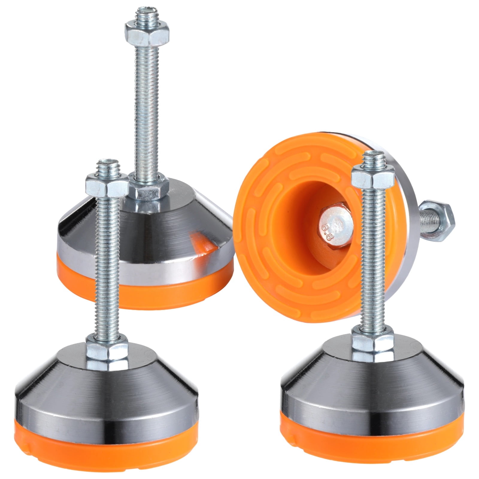Fine Thread Machine Leveler 4 PCS Heavy Duty Leveling Feet, Leg Leveler with Base, Adjustable ...