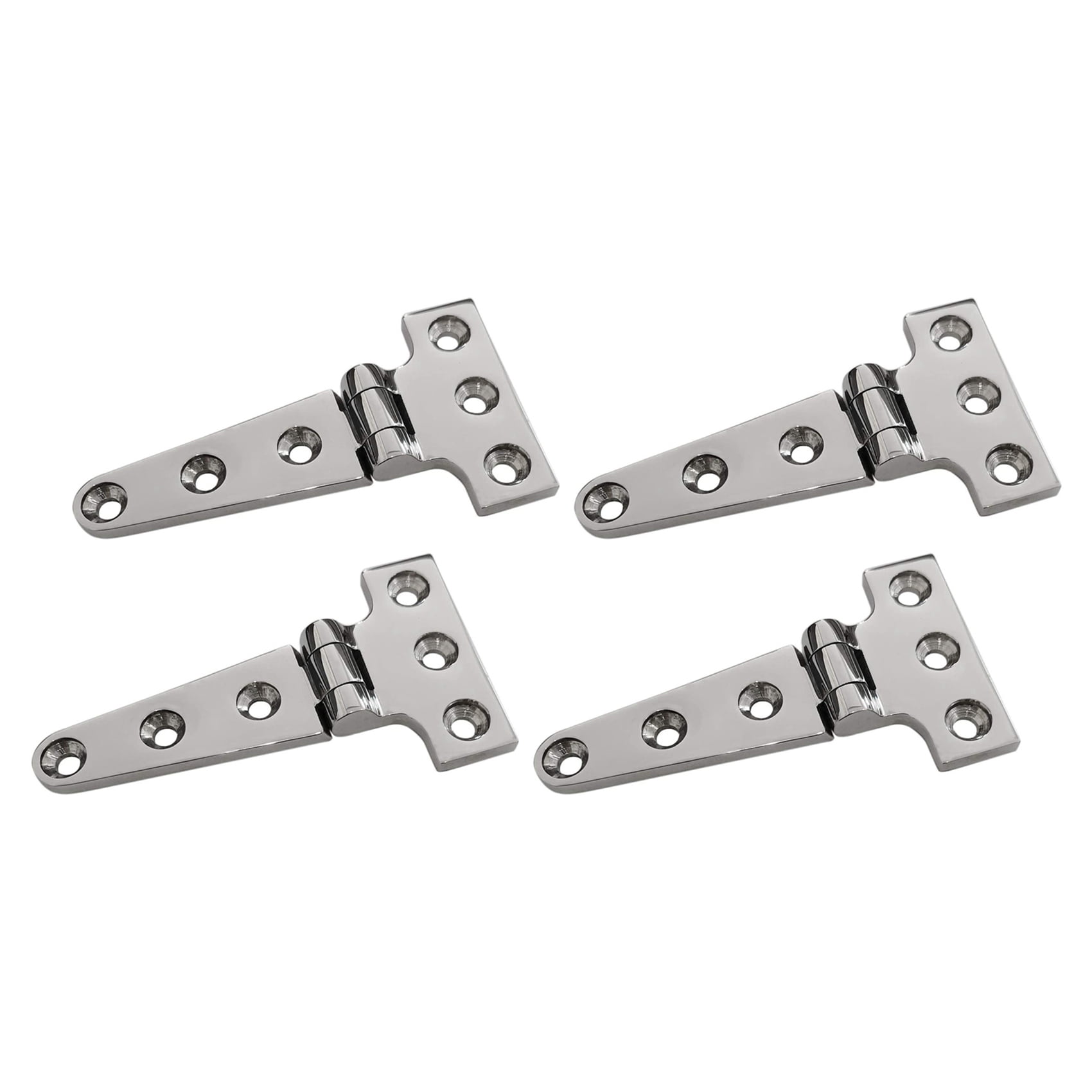 4 PCS Heavy Duty T Hinge 316 Stainless Steel Marine Grade Casting Hinge
