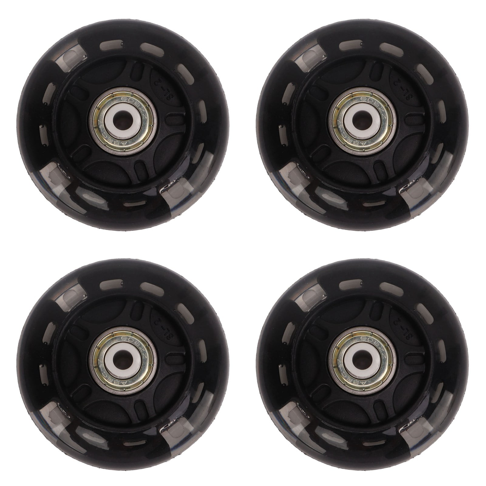 4 PCS Inline Skate Flash Wheel Roller Skate PU Wheels Replacement Skate