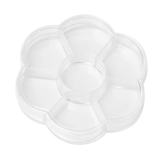 UKCOCO Transparent Jewelry Case, White, Perfect for Storing Earrings and Beads, 4Pcs
