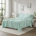thumbnail image 1 of 4 PCS King Sheet Set Aqua, 1 of 10