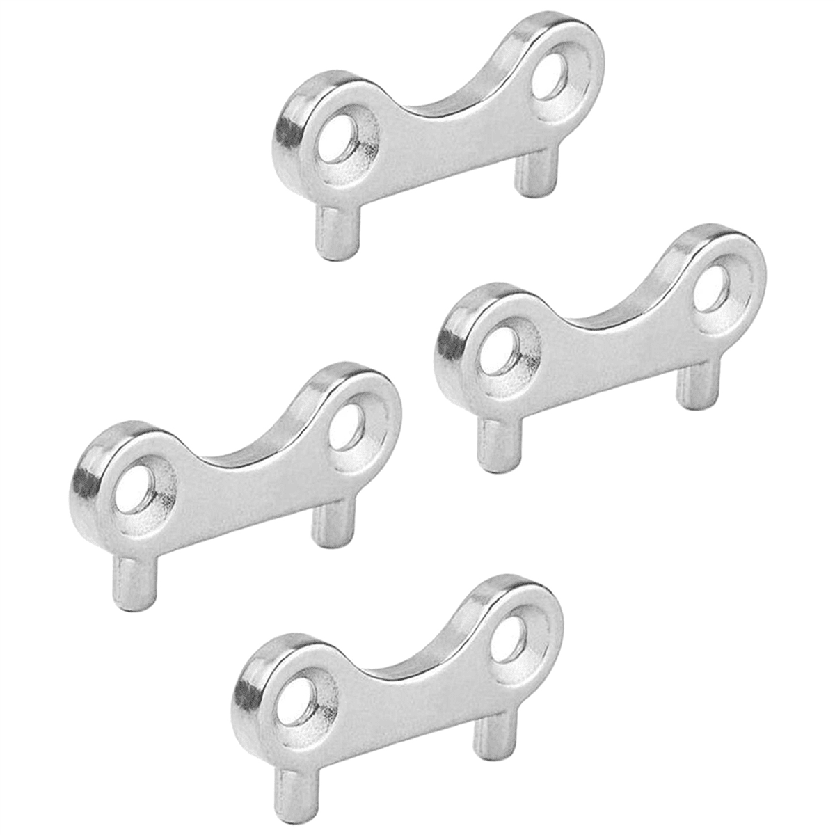 4 PCS Marine Boat Gas Cap Key Stainless Steel Water Tank Fill Filler ...