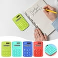 thumbnail image 1 of 4 PCS Mini Pocket Calculator,Small Battery Powered Calculator,8 Digit Display Basic Calculator,Solar Battery Dual Power Desktop Calculators for Students Kids Home Office - Random Colors, 1 of 9