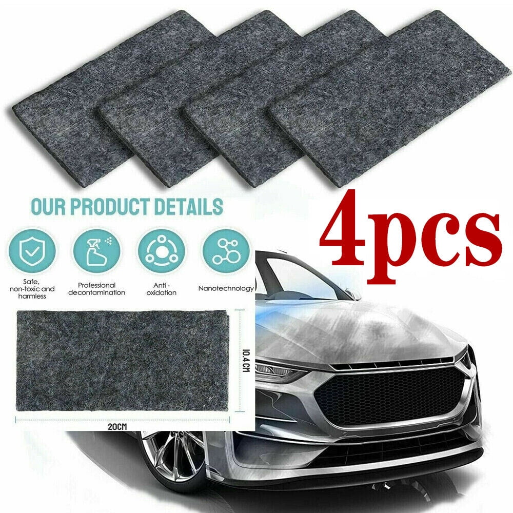 4 PCS NANO SPARKLE CLOTH FOR CAR SCRATCHES NANO MAGIC CLOTH SCRATCH
