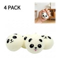 thumbnail image 1 of 4 PCS Panda Dumpling Squishy Fidget Toys Stress Relief Sensory Bun Balls for Adults Anxiety Kids Focus Desk Toys Fun Party Favors Autism Sensory Toys ADHD Easter Basket Stuffers, 1 of 5