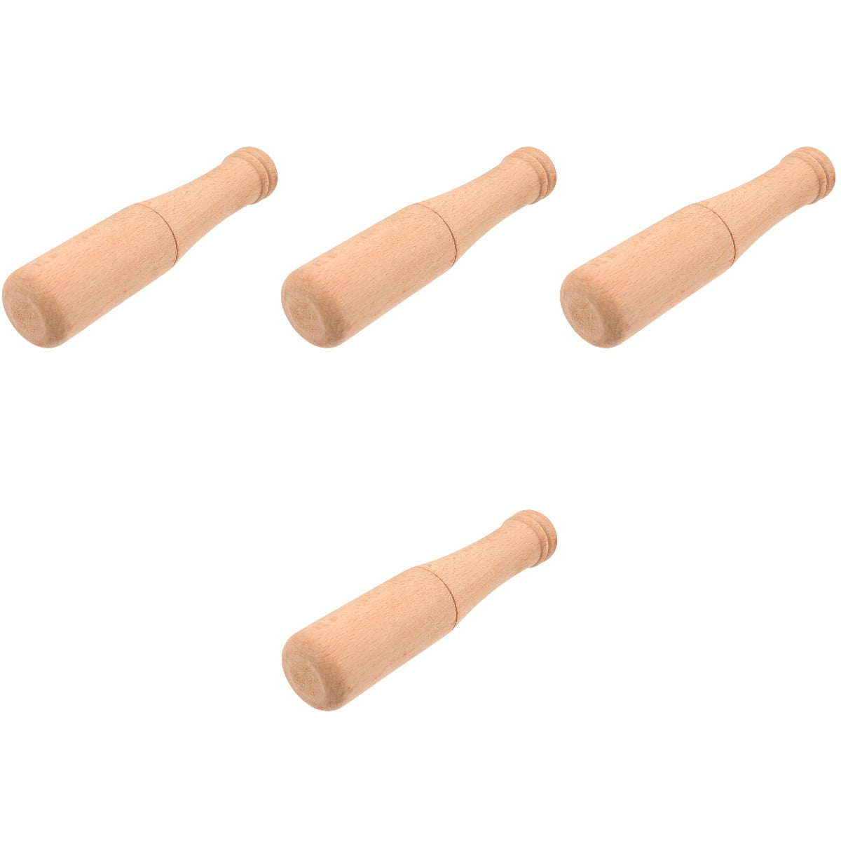 4 PCS Pickle Sticks Tool Kitchen Utensils Pestle Replacement Wooden
