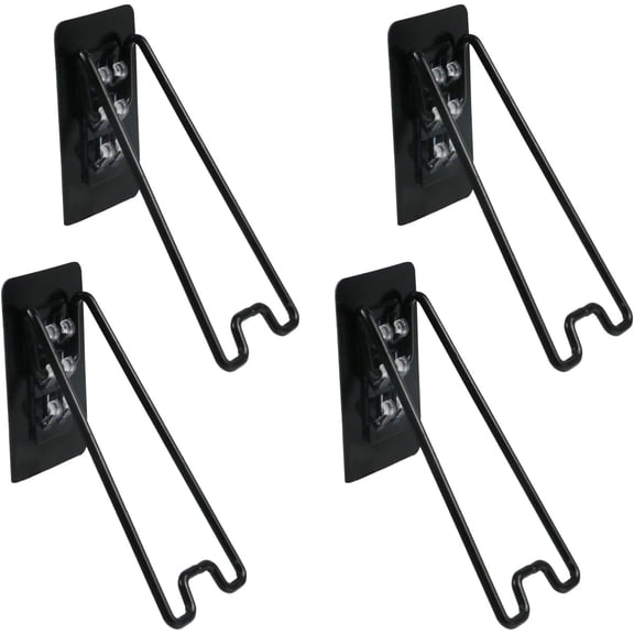 4 PCS Picture Easel Stand Adhesive Easel Back 5.12"×2.2" Picture Frame Stand for Photo Frames, Picture Displays Black