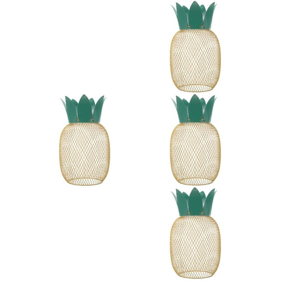 4 PCS Pineapple Lampshade Pendant Retro Decor Lampshades for Table Decoration