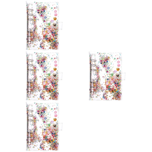 LITINKIMI Transparent Binder Covers for Organizing, and Lightweight, 4Pcs