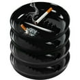 4 PCS Plastic Ashtrays for Cigarettes Cigar, Ash Tray Round Plastic