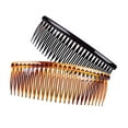 thumbnail image 1 of 4 PCS Plastic Hair Comb Hair Clip Clamp Side Hair Comb Women Men Girls Bridal Wedding Veil Comb for Fine Hair Hair Accessory (5.1 inches 23 teeth), 1 of 5