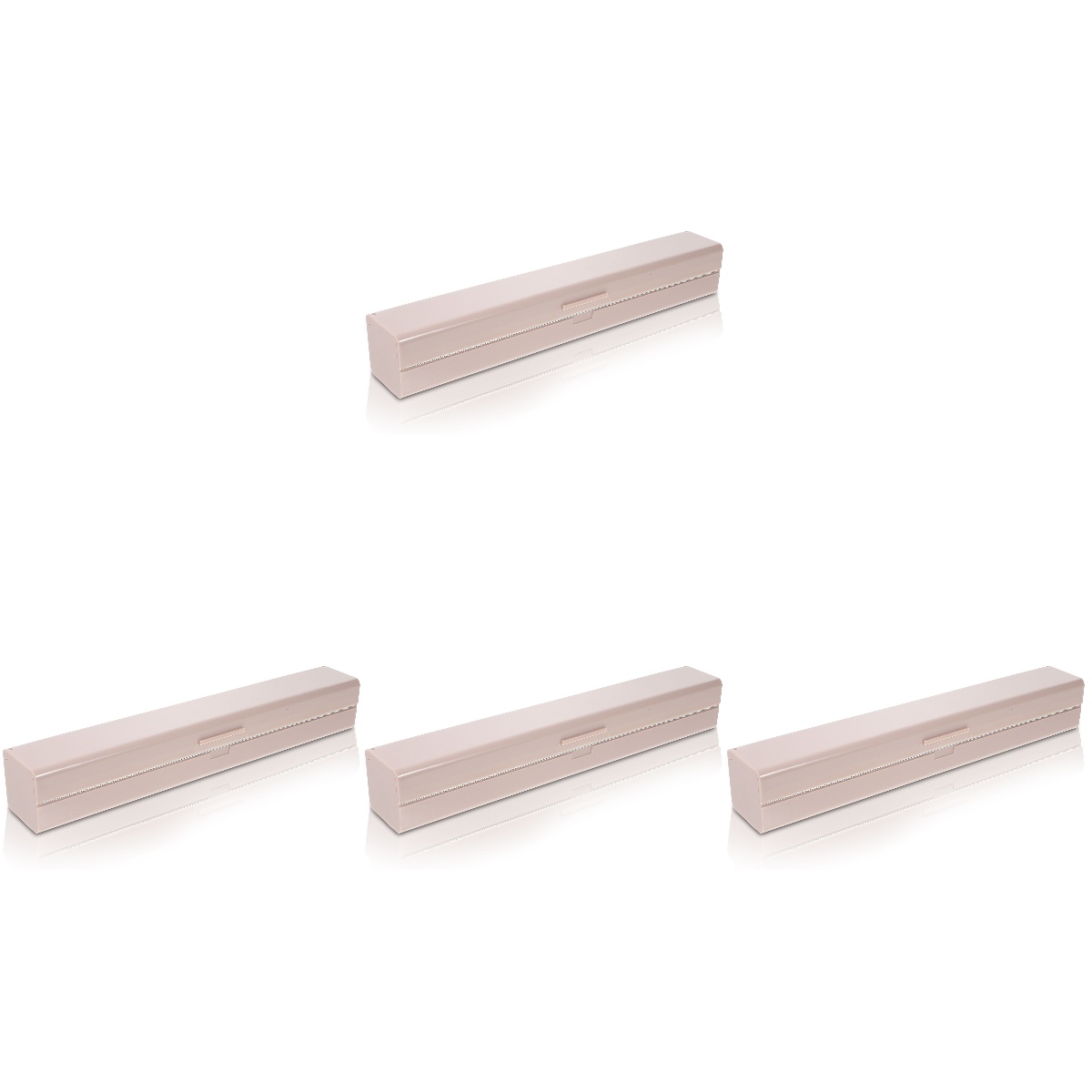 4 PCS Plastic Storage Box Wall Shelf Cling Film Holder Kitchen Utensils