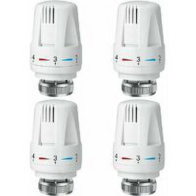 4 PCS Radiator Thermostatic Head, Radiator Thermostat Head TRV M30 x 1.5, Radiator Thermostatic Valve, Radiator Radiator Valves for Heating System for Home and Office