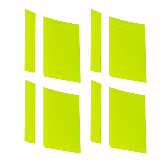 4 PCS Reflective Wheel Hub Sticker for Enhanced Night Visibility Safety and Stylish Auto Decoration with Easy Application