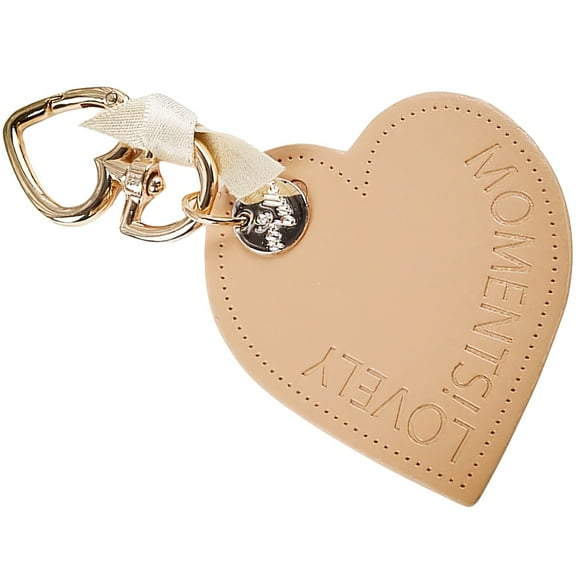 4 PCS Ring Key Chain Keychain for Women's Keys Heart Pendant