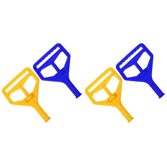 4 PCS Screw Clamp Mop Head Mop Stick Floor Cleaning Roller Mop Accessories Mop Head