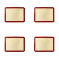 thumbnail image 1 of 4 PCS Silicone Baking Mat Set of 1 Non Stick Baking Sheet for Oven, Reusable Food Grade Silicone Mats for Cookies Macaron Pizza Bread Baking Supplies and Accessories Kitchen Tools (16.53"x11.61"), 1 of 6