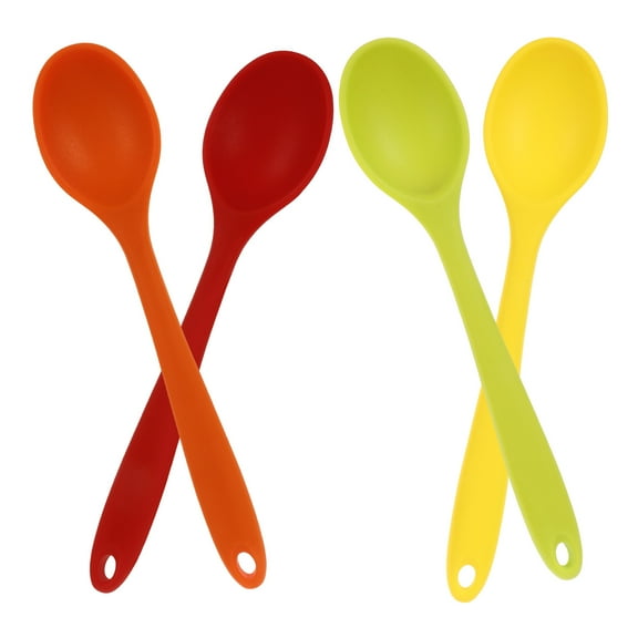 WASHWEPE Spoon Orange Baking 4Pcs 8.1X1.7X0.2In