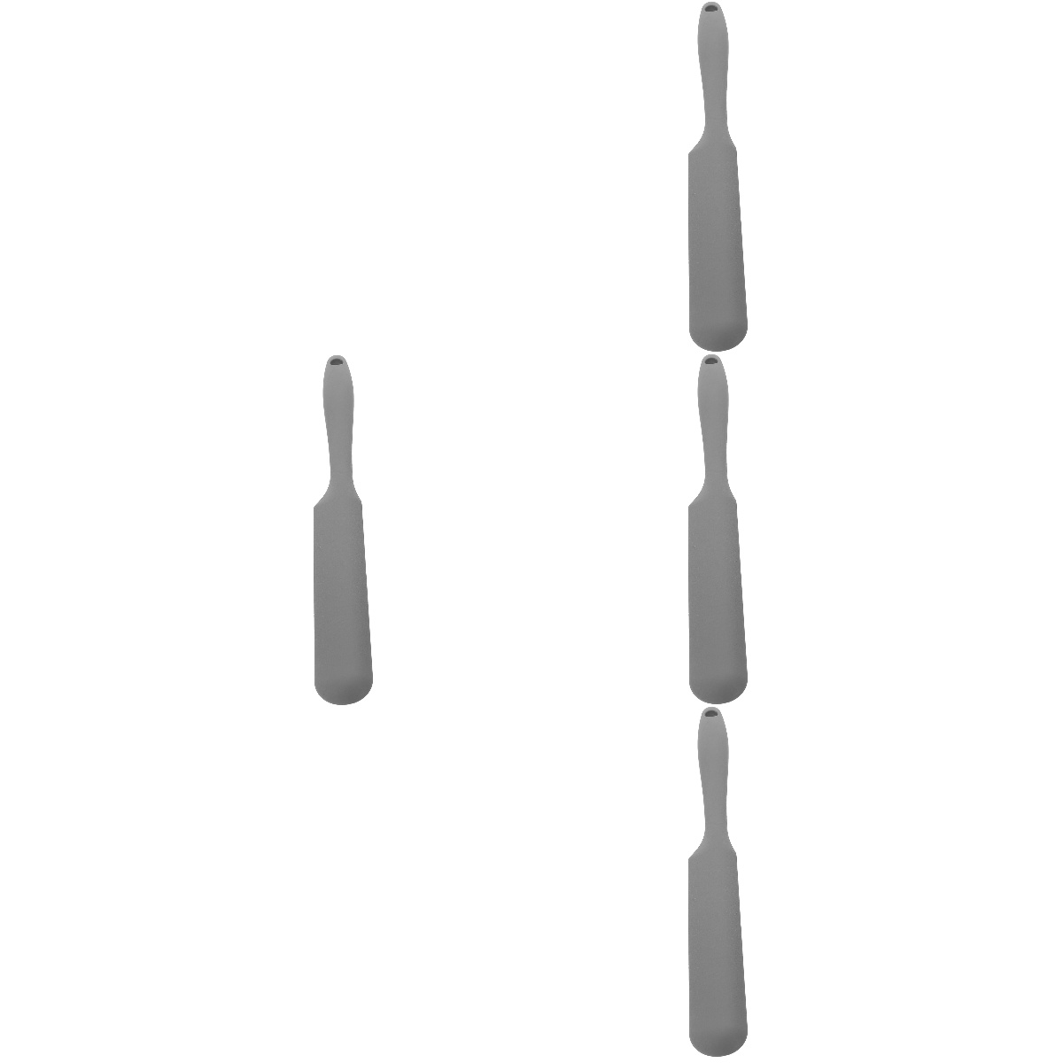 4 PCS Silicone Spatula Decor Baking Spatula Kitchen Assecories Cooking