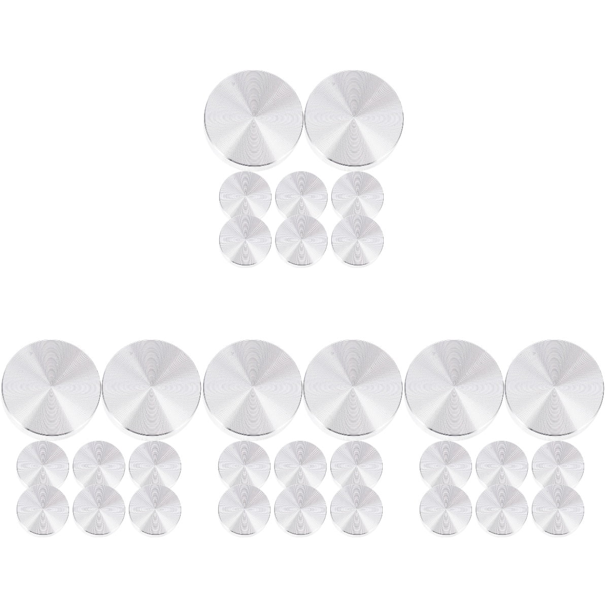4 PCS Sliders Solid Aluminum Cake Disc Round Shape Circle - Walmart.com