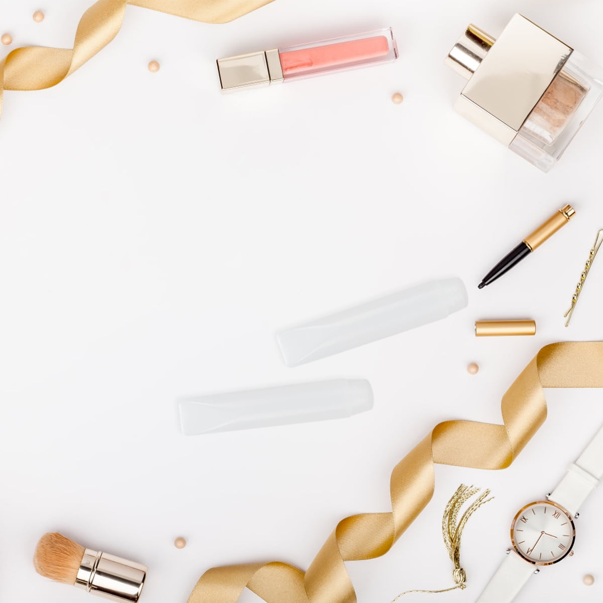 4 PCS Squeeze Bottles Cosmetics Tube Shampoo Container Sanitizing Gel