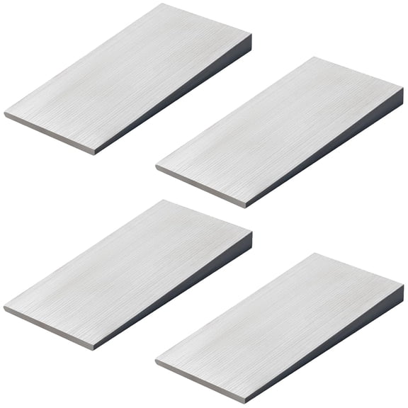 4 PCS Steel Flange Wedges, Metal Wedges Shims for Leveling, 4" x 2" Triangle Steel Wedge for Leveling, Welding & Metal Lathe Alignment