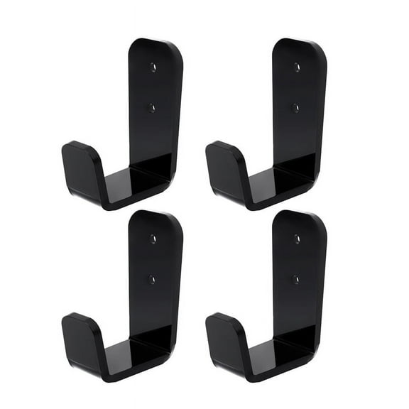 4 PCS Stick Display Holder Wall Mount, Golf Club Display Rack, Stick ,for Horizontal Hanger Wall