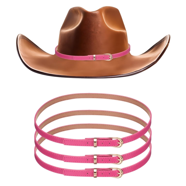 4 PCS Stretchable Hat Band Cowboy Hat Bands Bling Hat Belt  display picture 1
