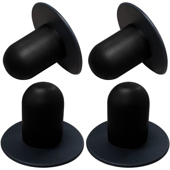 4 PCS Swimming Pool Pump Strainer Hole Plug, Pool Wall Plug Replacement for Bestway for Coleman Pools (Black)