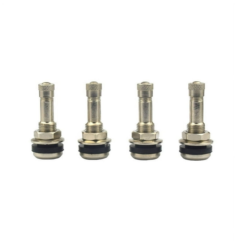 12 CHROME Metal Valve Stems Bolt In NEW TR161 Metal Hot Rod wheel tire