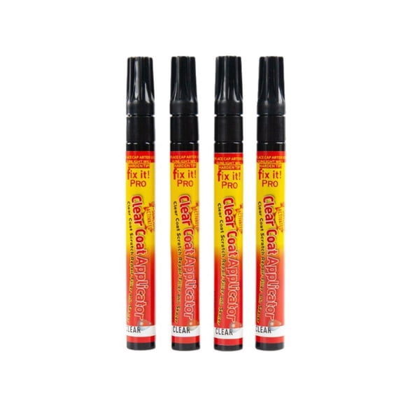 4 PCS Transparent Car Scratch Repair Pen, Touch Up Paint Pen, Universal for All Car Surfaces, Easy to Use