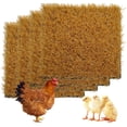 thumbnail image 1 of 4 PCS Washable Chicken Nesting Pads,11.8x11.8 Artificial Grass Turf Reusable Chickens Nest Box Bedding Liners for Hen Coop Egg Duck Goose, 1 of 5