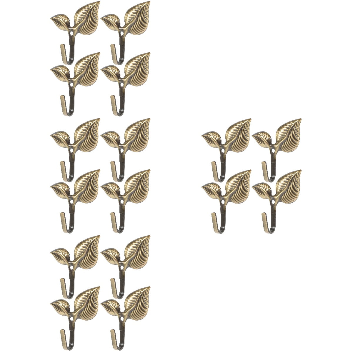 4 PCS Wrought Iron Wall Hook Bathroom Door Hooks Entryway Key Hanging