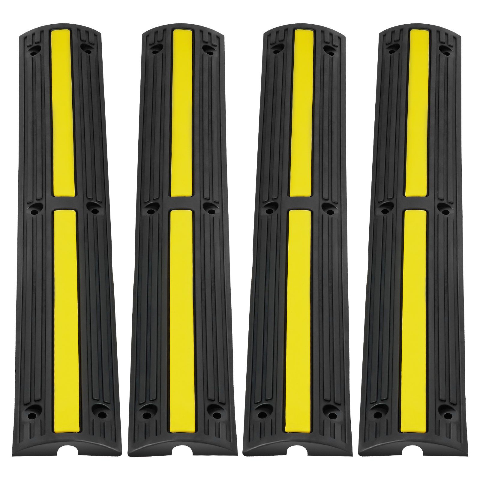 Cable Protection Ramp 4 PCs 39'' Cable Protector Ramp 18000 lbs Speed Bump Floor Cable ...