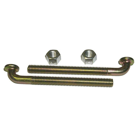 4-PIECE FUEL TANK STRAP J-BOLT AND NUT SET