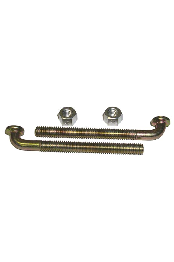 4-PIECE FUEL TANK STRAP J-BOLT AND NUT SET
