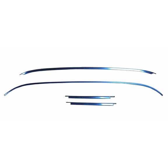 4-PIECE WINDSHIELD REVEAL MOULDING SET FOR HARDTOP AND CONVERTIBLE    MODELS