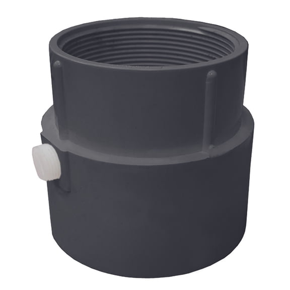 4" PVC Pipe Fit Drain Base for 3-1/2" Spud,PartNo D52005 JonesStephens