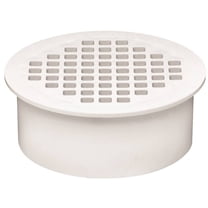 Oatey 4 in. PVC Snap-In Floor Drain in White - 43569