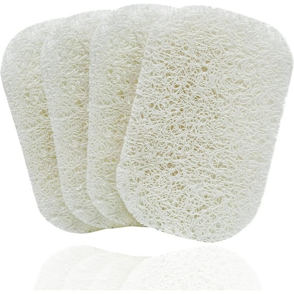 4 Pace Soap Saver Pads, Non-Slip Soap Holder Pad, Self Draining Soap Bar Holder Pads, Soap Saver Dish for Shower Kitchen Bathroom Travel Hotel Cleaning Supplies