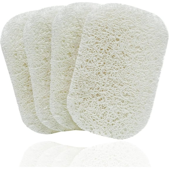 4 Pace Soap Saver Pads, Non-Slip Soap Holder Pad, Self Draining Soap Bar Holder Pads, Soap Saver Dish for Shower Kitchen Bathroom Travel Hotel Cleaning Supplies