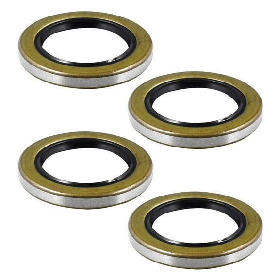 4 Pack 010-036-00 Double Lip Grease Seal ID 2.250" x OD 3.376" Compatible with Dexter Texcom Axle Replaces 01003600 10-36 22333TB Trailer Hub Wheel Grease Seal 5200-7000lb Trailer Axles D42