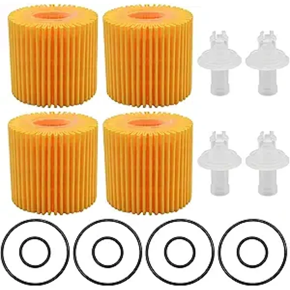 4 Pack 04152-YZZA6 Engine Oil Filter OEM STP S10358 Replacement for Toyota Prius,Replacement for LEXUS V6311,Corolla and C-HR Replaces CH10358, 04152-37010