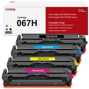 067H Toner Cartidge Compatible for Canon 067H 067 CRG-067H ImageCLASS MF656Cdw LBP632Cdw MF653Cdw LBP633Cdw MF654Cdw MF650 LBP630 4-Pack