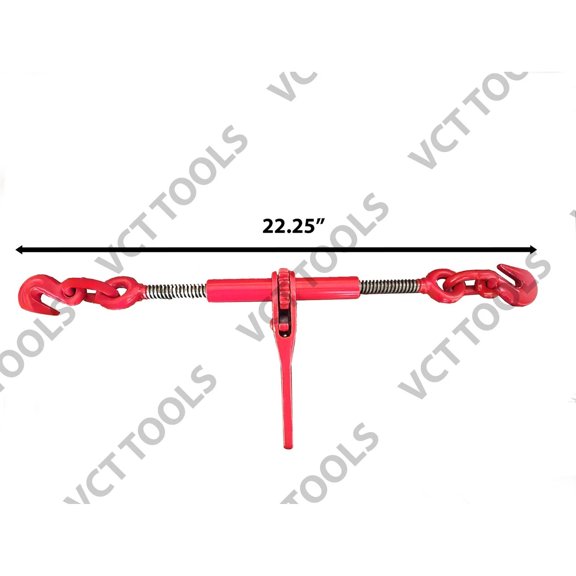 4 Pack 1/4" or 5/16" RATCHET HD LOAD BINDER CHAIN EQUIPMENT TIE DOWN RIGGING